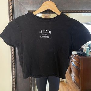 Chicago cropped tee